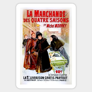 LA MARCHANDE DES QUATRE SAISONS par Michel MORPHY Sticker